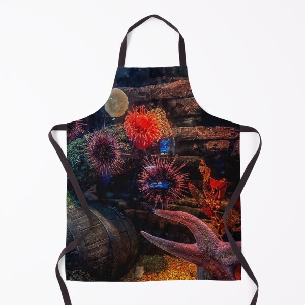Item preview, Sea Urchins and Sea Anemone Aquarium Scene – Colorful Marine Life Photography designed and sold by aadventures.