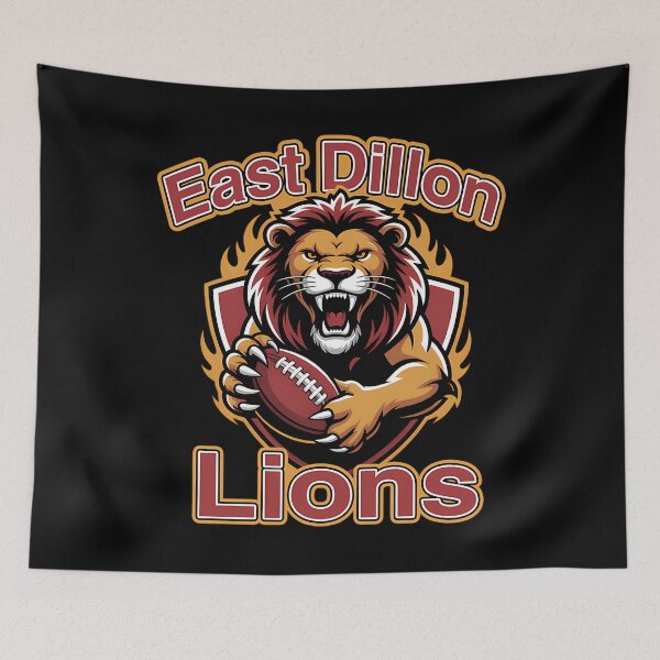 Item preview, East Dillon Lions Team Design  A Powerful Sports Logo designed and sold by bunnyEmanArt.