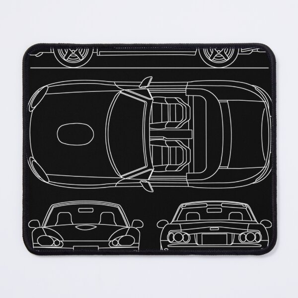 Item preview, The Mx-5 Blueprint In Black designed and sold by MeltedKitty.