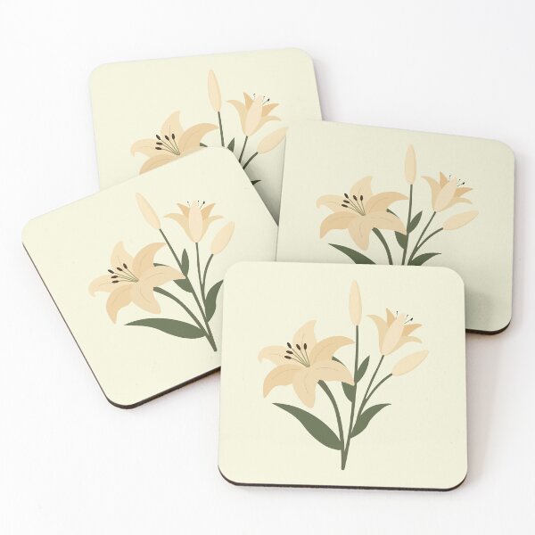 Item preview, Elegant Cream Lily Floral Bouquet designed and sold by risingrocket.