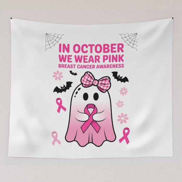 Item preview, In October We Wear Pink Breast Cancer Awareness designed and sold by EllenJast.