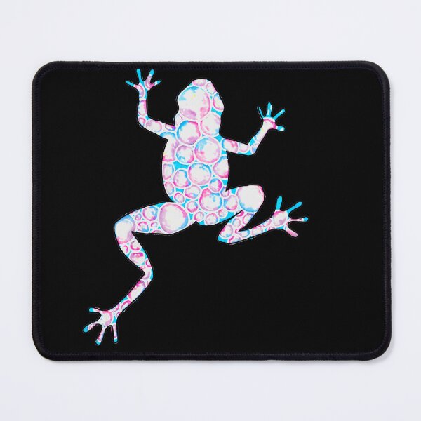 Item preview, Bubble Pattern Frog: Pastel Amphibian Sticker designed and sold by LucilleErebus.