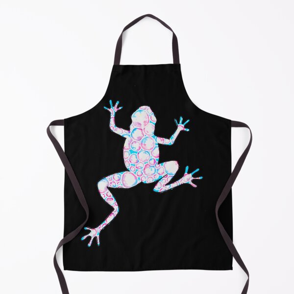 Item preview, Bubble Pattern Frog: Pastel Amphibian Sticker designed and sold by LucilleErebus.
