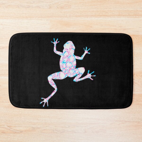 Item preview, Bubble Pattern Frog: Pastel Amphibian Sticker designed and sold by LucilleErebus.
