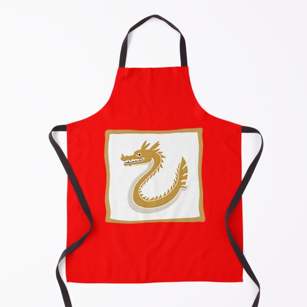 Artikelvorschau, Minimalistisches Grafiksymbol eines chinesischen goldenen Drachen entworfen und verkauft von ArtEllary.