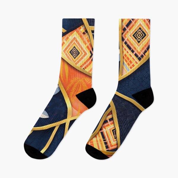 Item preview, Elegant Art Deco Geometric Floral Pattern designed and sold by Kaleidoscope Print.