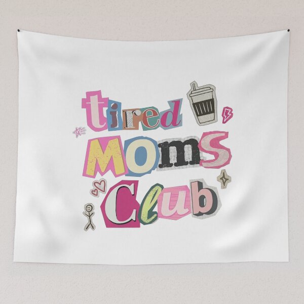 Item preview, Tired Mom Club Funny Motherhood designed and sold by SHOPATOR.