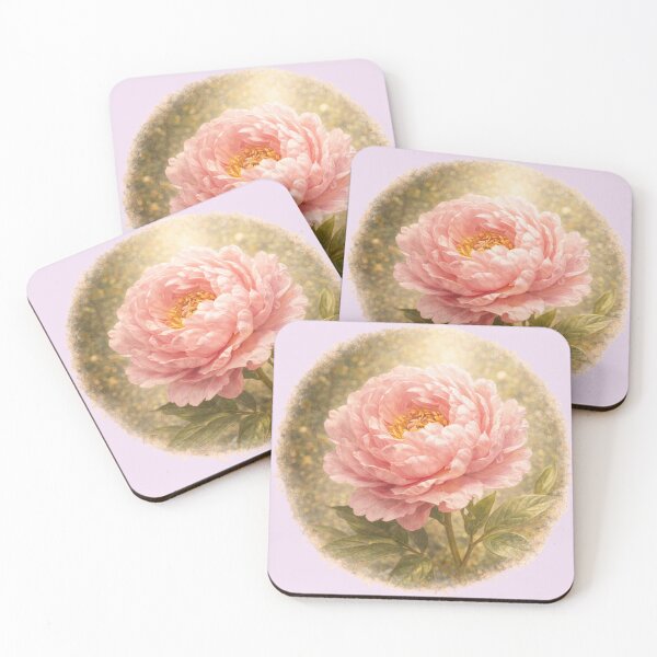 Item preview, Lush Peony Blossom – Romantic Floral Portrait designed and sold by TheJoyfulPen.
