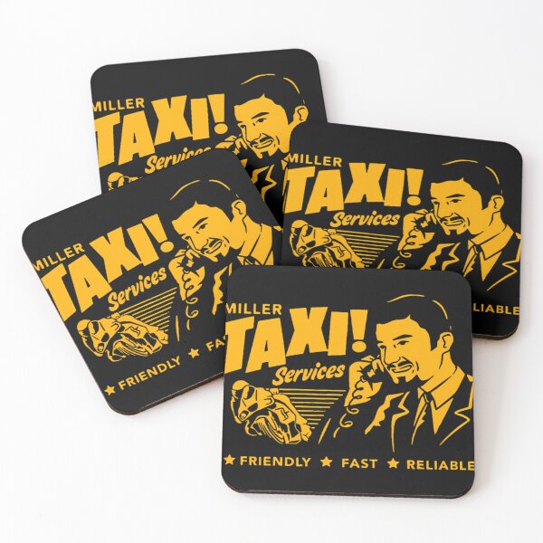 Item preview, Miller Taxi Services Friendly Fast Reliable designed and sold by MeltedKitty.