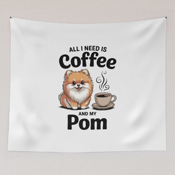 Item preview, Coffee And My Pom Pomeranian Dog Lover designed and sold by IdunayaStore.