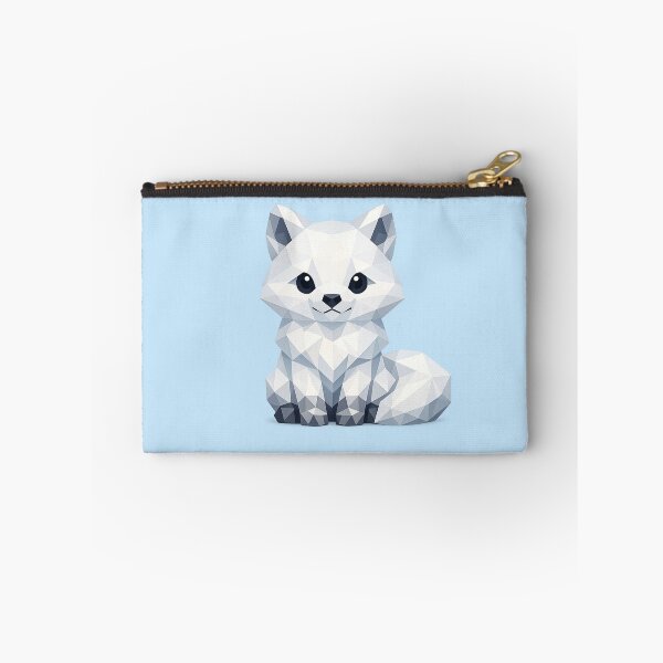 Item preview, Cute Low Poly Geometric Arctic Fox Illustration designed and sold by AndreBarnard.
