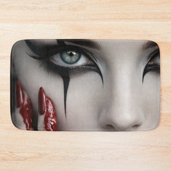 Item preview, Gothic Beauty Portrait with Blood Red Nails designed and sold by Kaleidoscope Print.