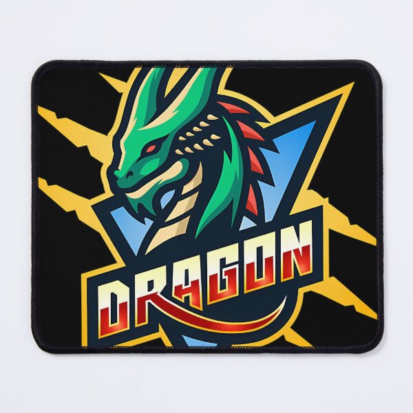 Item preview, Vector Graphic Green Dragons Head Sports Badge Design designed and sold by HailRudd.