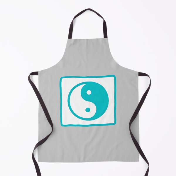 Item preview, Blue Yin-Yang minimalist graphic icon designed and sold by ArtEllary.