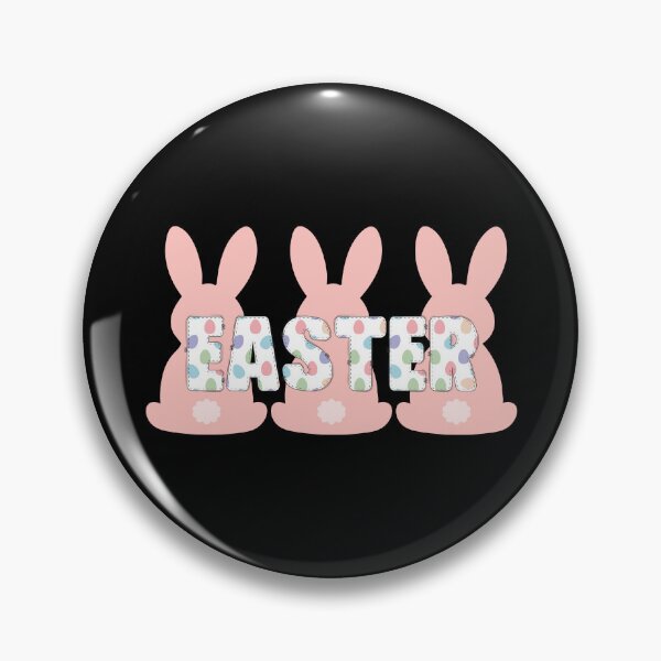 Item preview, Cute Easter Bunny Typography – Kawaii Bunny Spring Holiday Design designed and sold by CHANCHANAI.