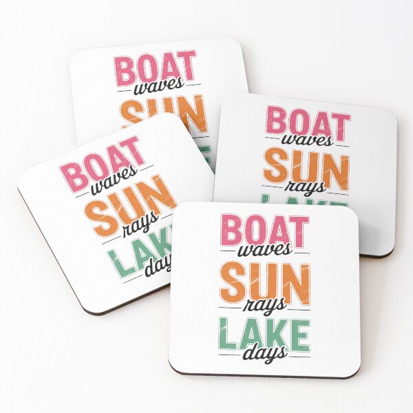 Item preview, Boat Waves Lake Days Summer designed and sold by IdunayaStore.
