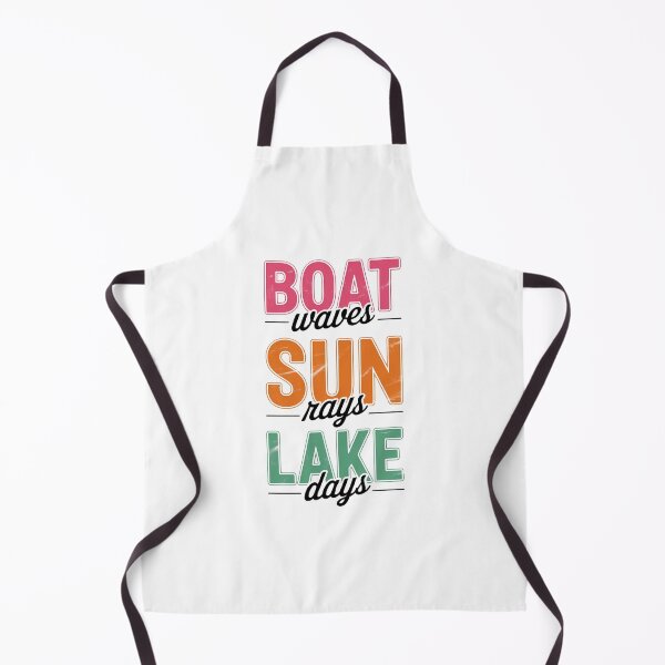 Item preview, Boat Waves Lake Days Summer designed and sold by IdunayaStore.