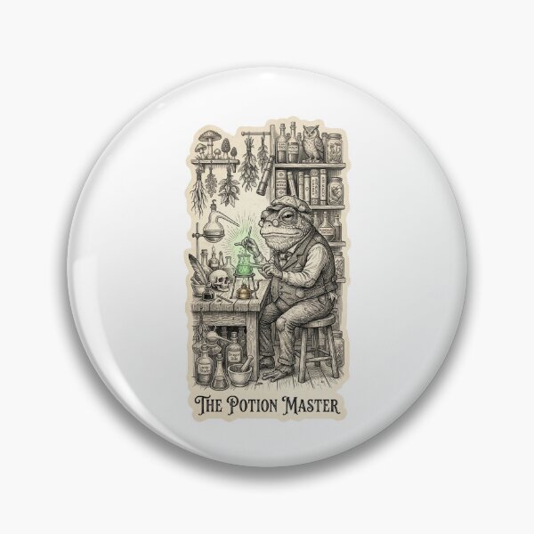 Item preview, Victorian Toad Alchemist - Goblincore Potion Etching designed and sold by HiruK.