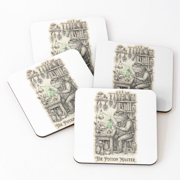 Item preview, Victorian Toad Alchemist - Goblincore Potion Etching designed and sold by HiruK.