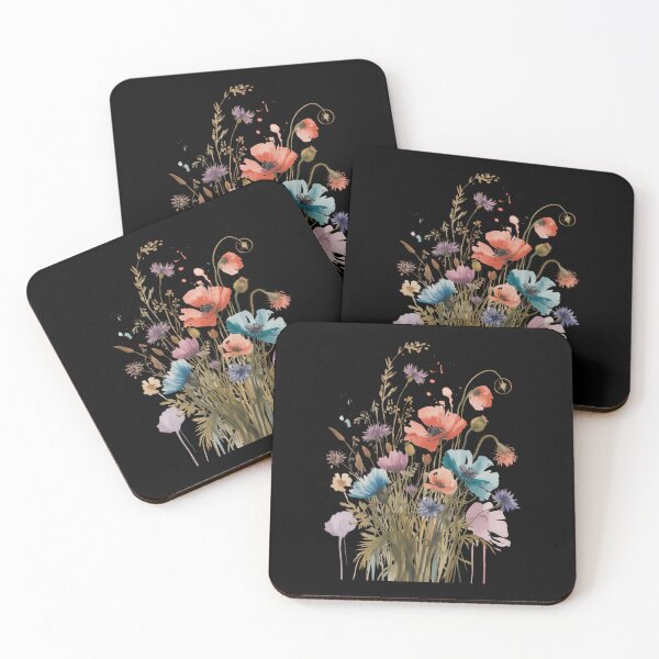 Item preview, Boho Cottagecore Wildflowers Pressed Flowers Botanical Floral designed and sold by IdunayaStore.