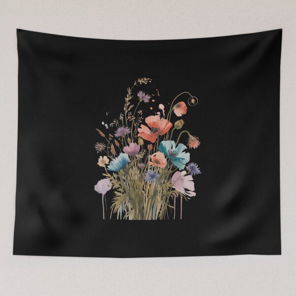 Item preview, Boho Cottagecore Wildflowers Pressed Flowers Botanical Floral designed and sold by IdunayaStore.