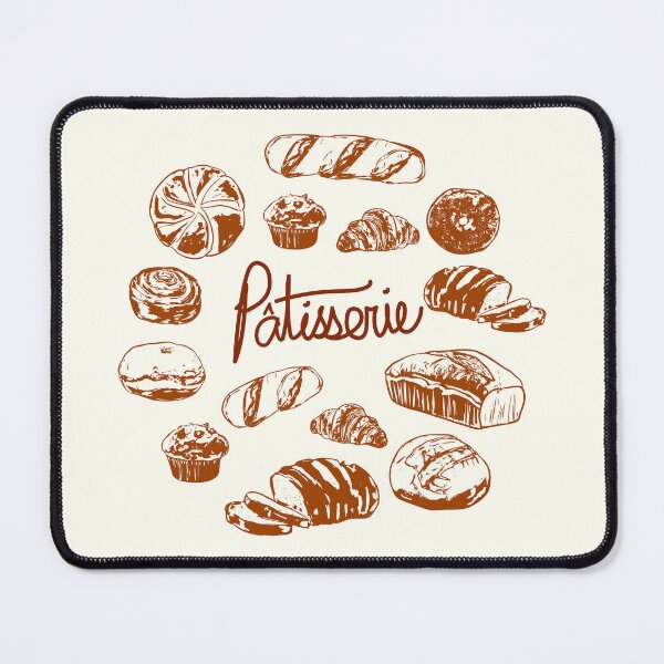 Item preview, Vintage French Patisserie Bread Bakery Illustration designed and sold by MaiZephyr.