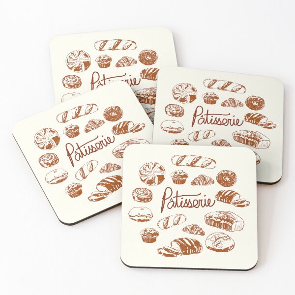Item preview, Vintage French Patisserie Bread Bakery Illustration designed and sold by MaiZephyr.