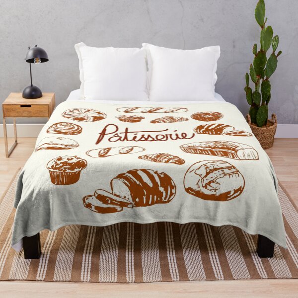 Item preview, Vintage French Patisserie Bread Bakery Illustration designed and sold by MaiZephyr.