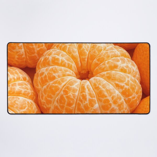 Item preview, Fresh Mandarin Orange Pattern Art Print designed and sold by Kaleidoscope Print.