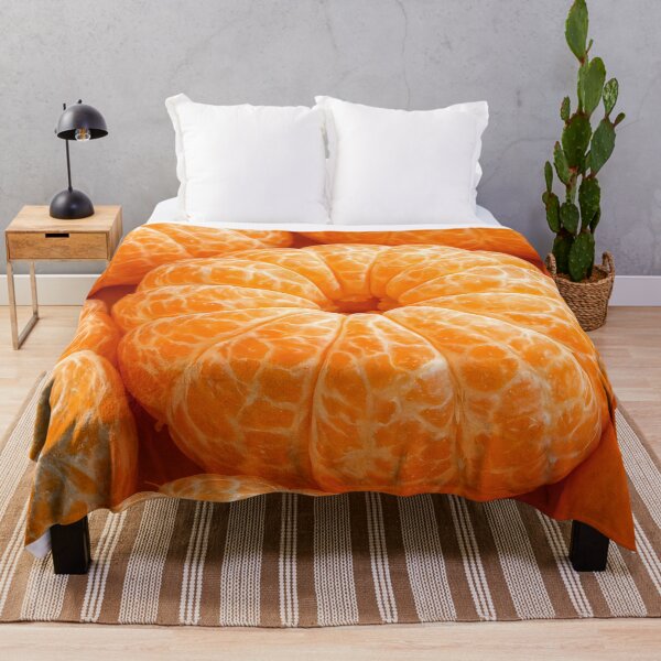 Item preview, Fresh Mandarin Orange Pattern Art Print designed and sold by Kaleidoscope Print.