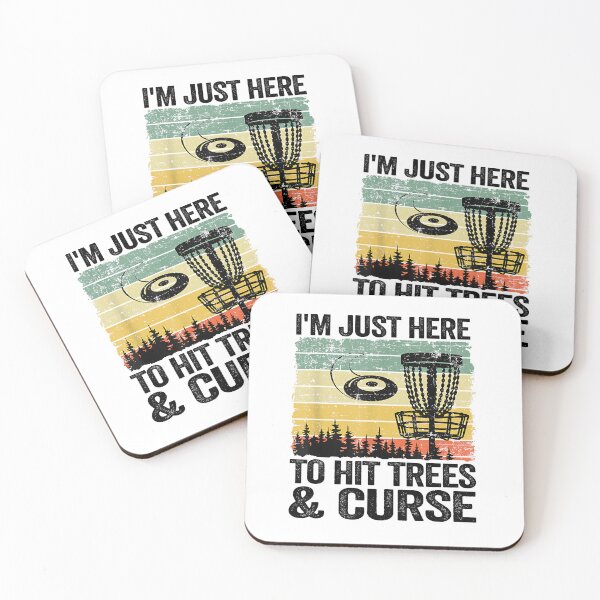 Item preview, I'm Just Here To Hit Trees And Curse Funny Disc Golf designed and sold by Goleon12.