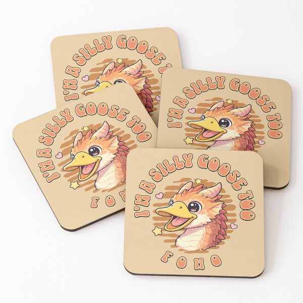 Item preview, Silly Goose Dragon FOMO designed and sold by Shy Fractal Designs.