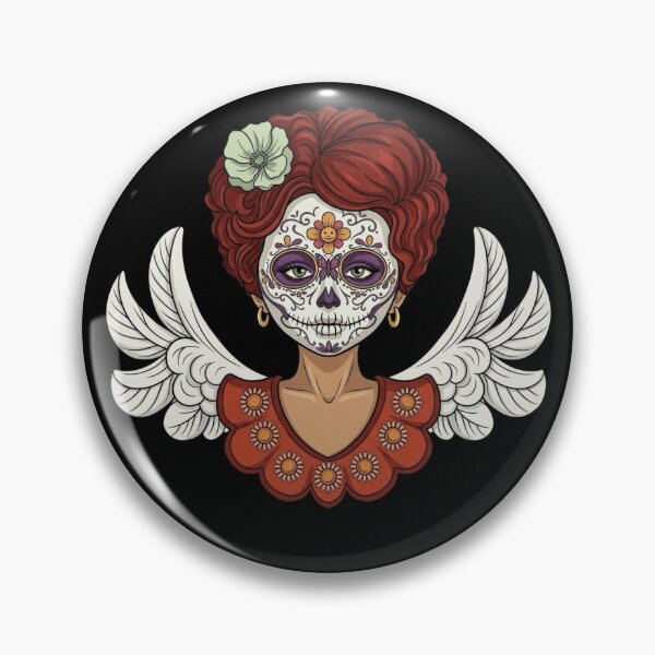 Item preview, Sugar Skull Angel Winged La Catrina Art designed and sold by KabronX.