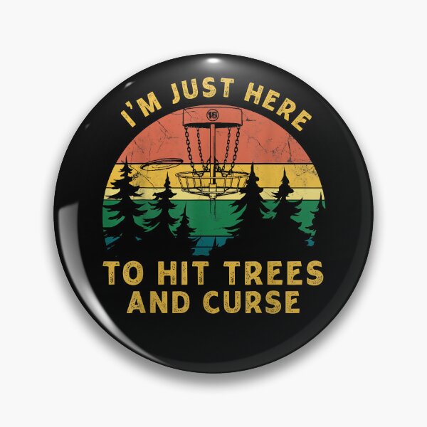 Item preview, I'm Just Here To Hit Trees And Curse Vintage Disc Golfer Men designed and sold by Goleon12.