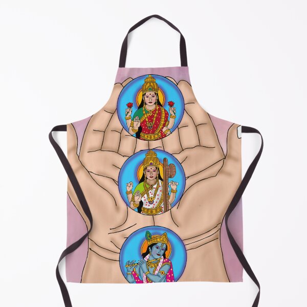 Item preview, Karagre Vasate Lakshmi Shloka Art – Sanskrit Morning Prayer Design designed and sold by Harshit_Digital_Arts.