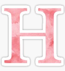 Rouge Watercolor Η Sticker