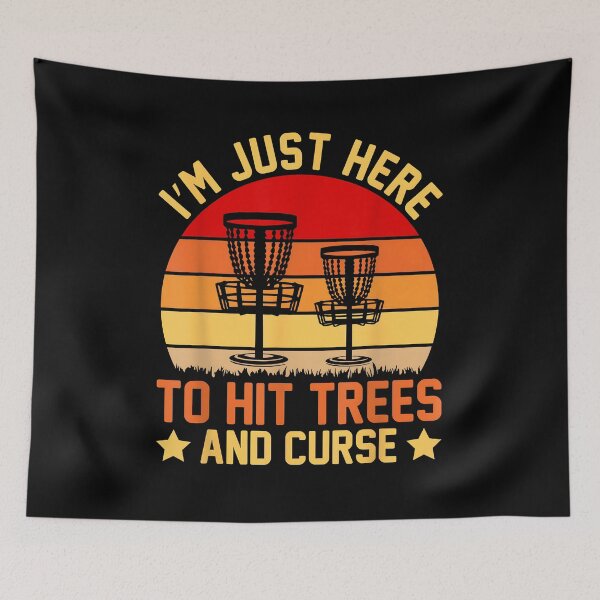 Item preview, I'm Just Here to Hit Trees and Curse designed and sold by Goleon12.