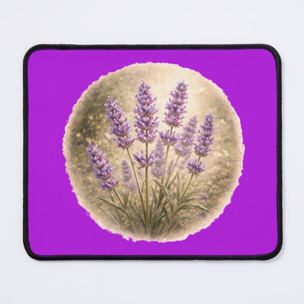Item preview, Fragrant Lavender Stems – Botanical Floral Portrait designed and sold by TheJoyfulPen.