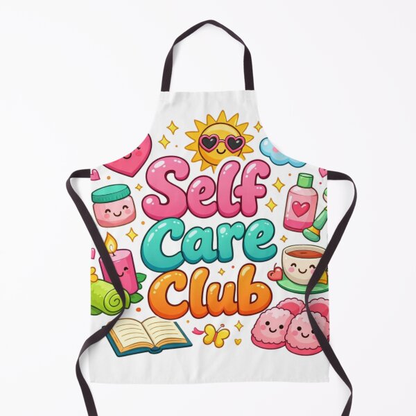Item preview, Self Care Club Cute Cartoon Aesthetic – Self Love & Wellness Illustration designed and sold by Sanika arts .