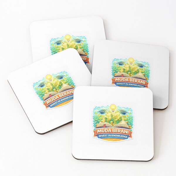Item preview, Muda Berani Invest in Knowledge Sticker – Book to Money Mindset, Financial Education & Success Motivation designed and sold by Wander Pop Studio.