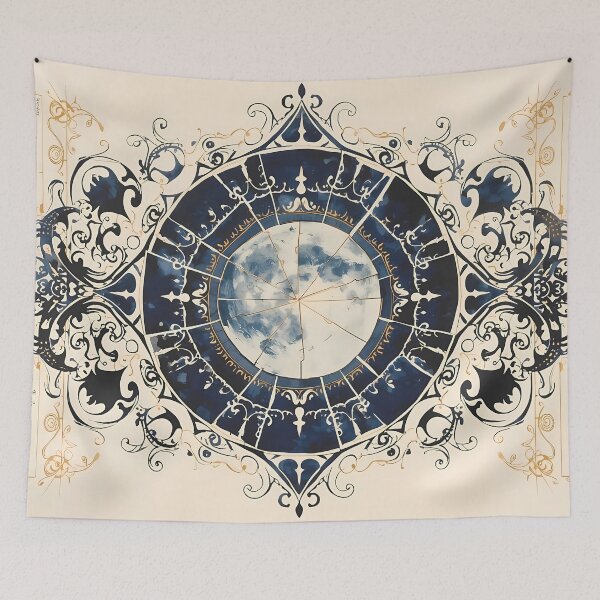 Item preview, Indigo Moon Mandala designed and sold by ShopSpire.