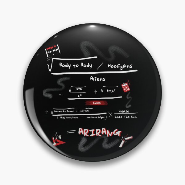 Item preview, BTS ARIRANG Tracklist Equation | Bangtan Song Formula Design | K-Pop ARMY Fan Design | Mathematical BTS Album Tracklist Graphic designed and sold by ARMYPLUGCO.