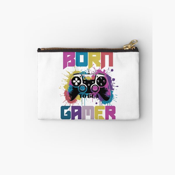 Item preview, Born To Be A Gamer - Colorful Paint Splash Gaming Controller designed and sold by Abaseen.