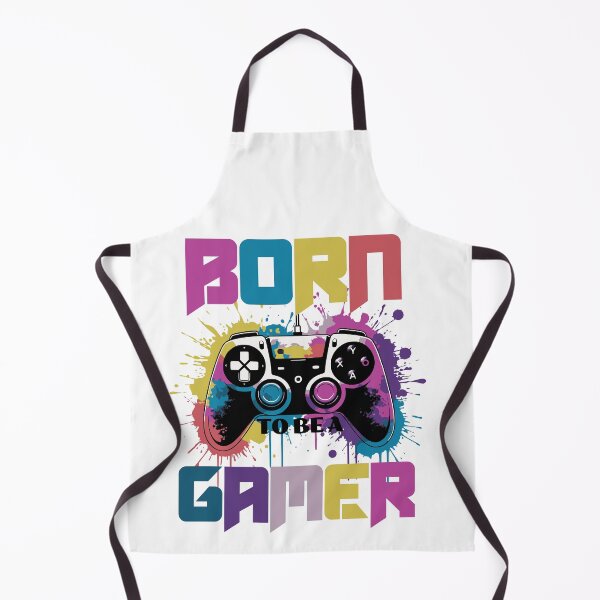 Item preview, Born To Be A Gamer - Colorful Paint Splash Gaming Controller designed and sold by Abaseen.