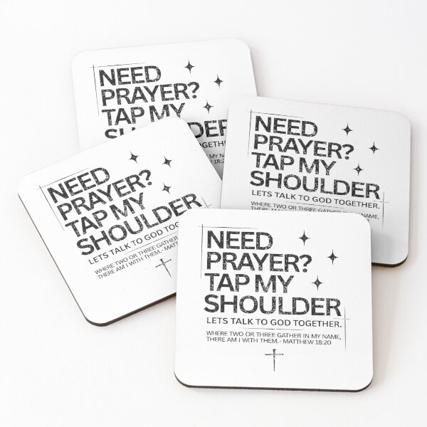 Item preview, Need Prayer Tap My Shoulder designed and sold by CATTYHOLA.