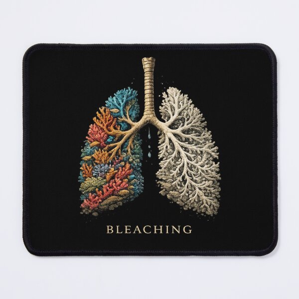 Item preview, Coral Bleaching – Ocean Climate Change Environmental Awareness Design designed and sold by OrbitOfMind.