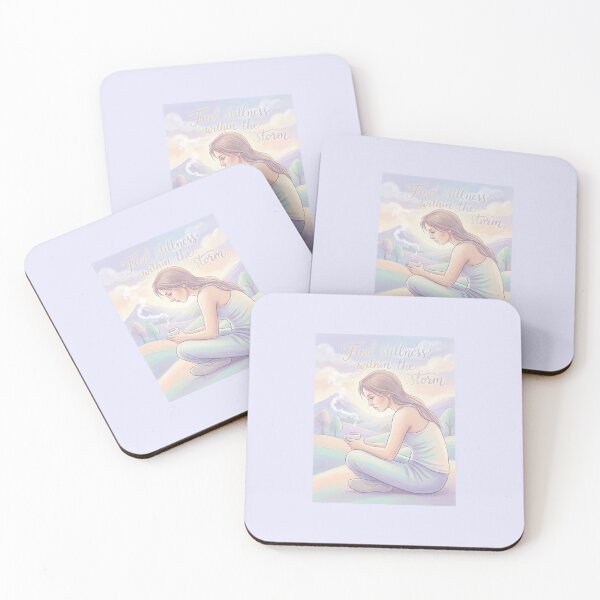 Item preview, Find Stillness Within the Storm Inspirational Art designed and sold by KabronX.