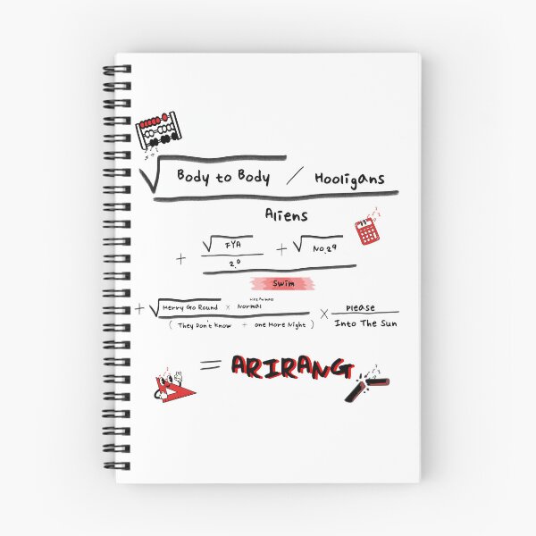 Item preview, BTS ARIRANG Tracklist Equation | Bangtan Song Formula Design | K-Pop ARMY Fan Shirt Design | Mathematical BTS Album Tracklist Graphic designed and sold by ARMYPLUGCO.