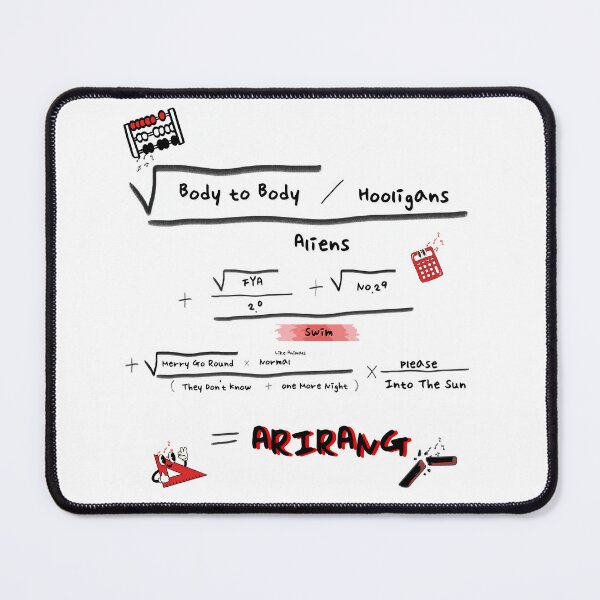 Item preview, BTS ARIRANG Tracklist Equation | Bangtan Song Formula Design | K-Pop ARMY Fan Shirt Design | Mathematical BTS Album Tracklist Graphic designed and sold by ARMYPLUGCO.