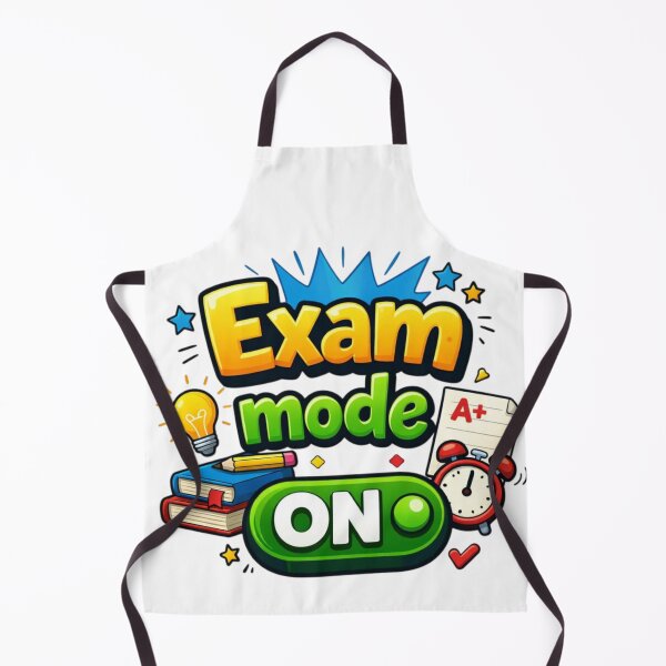 Item preview, Exam Mode On – Cute Cartoon Study Motivation Design designed and sold by Sanika arts .